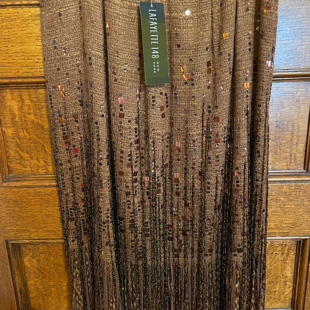 Vintage Lafayette 148 sparkling skirt for the holidays or a special occasion.